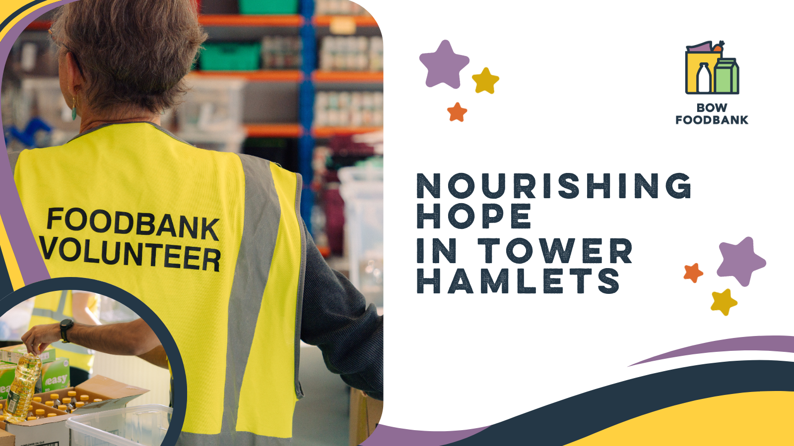 Nourishing Hope in Tower Hamlets Bow Foodbank Matched Giving 2025