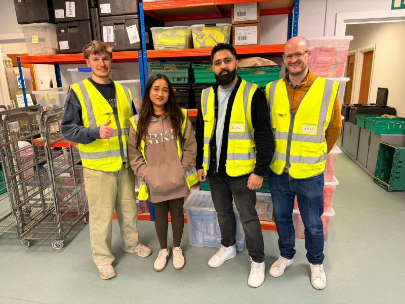 Arcadis London support Bow Foodbank February 2026 Arcadis support Bow Foodbank